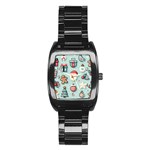 Christmas Decoration Angel Stainless Steel Barrel Watch
