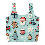 Christmas Decoration Angel Full Print Recycle Bag (L)