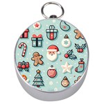 Christmas Decoration Angel Silver Compasses