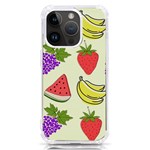 Fruits Pattern Background Food iPhone 14 Pro TPU UV Print Case