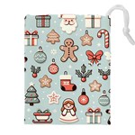 Christmas Cartoon Pattern Drawstring Pouch (5XL)