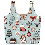 Christmas Cartoon Pattern Full Print Recycle Bag (XXXL)