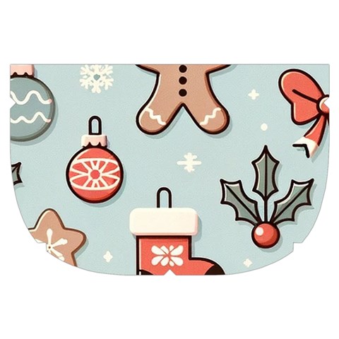 Christmas Cartoon Pattern Make Up Case (Small) from ArtsNow.com Side Left