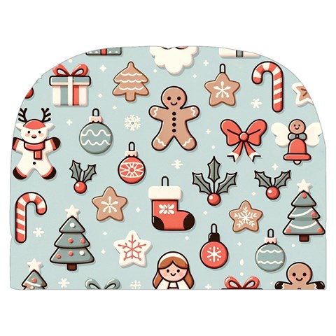 Christmas Cartoon Pattern Make Up Case (Medium) from ArtsNow.com Back