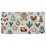 Christmas Cartoon Pattern Banner and Sign 8  x 4 