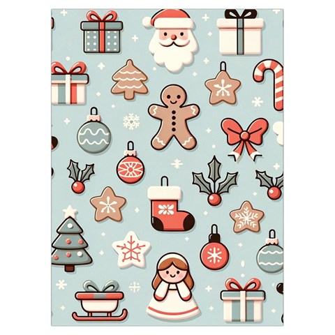 Christmas Cartoon Pattern Playing Cards Single Design (Rectangle) with Custom Box from ArtsNow.com Card