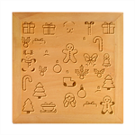 Christmas Cartoon Pattern Wood Photo Frame Cube