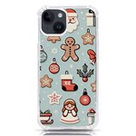 Christmas Cartoon Pattern iPhone 14 TPU UV Print Case