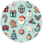 Christmas Decoration Angel Wooden Bottle Opener (Round)