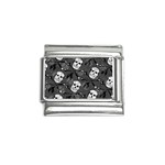 Skull Skeleton Pattern Texture Italian Charm (9mm)