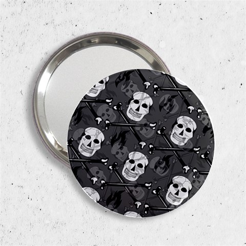 Skull Skeleton Pattern Texture 2.25  Handbag Mirrors from ArtsNow.com Front