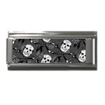 Skull Skeleton Pattern Texture Superlink Italian Charm (9mm)