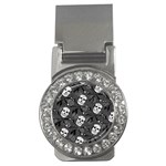 Skull Skeleton Pattern Texture Money Clips (CZ) 