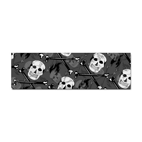 Skull Skeleton Pattern Texture Sticker Bumper (10 pack) from ArtsNow.com Front