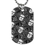 Skull Skeleton Pattern Texture Dog Tag (Two Sides)