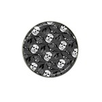 Skull Skeleton Pattern Texture Hat Clip Ball Marker