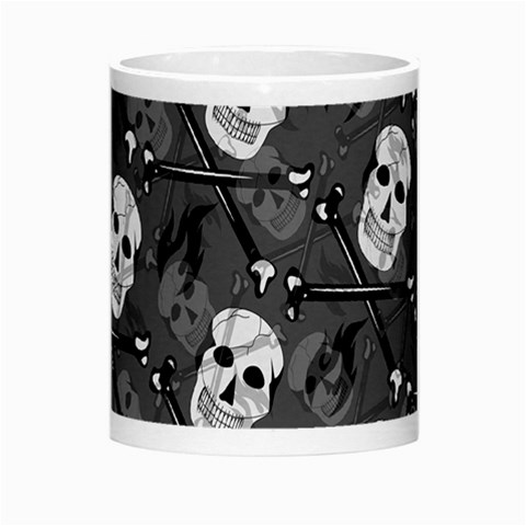 Skull Skeleton Pattern Texture Morph Mug from ArtsNow.com Center