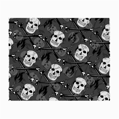 Skull Skeleton Pattern Texture Small Glasses Cloth from ArtsNow.com Front