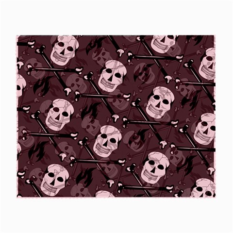 Skull Skeleton Pattern Texture Small Glasses Cloth from ArtsNow.com Front