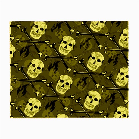 Skull Skeleton Pattern Texture Small Glasses Cloth from ArtsNow.com Front