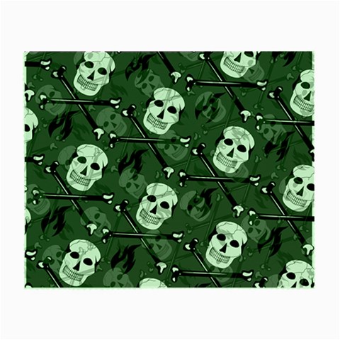 Skull Skeleton Pattern Texture Small Glasses Cloth from ArtsNow.com Front