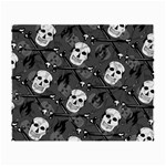 Skull Skeleton Pattern Texture Small Glasses Cloth