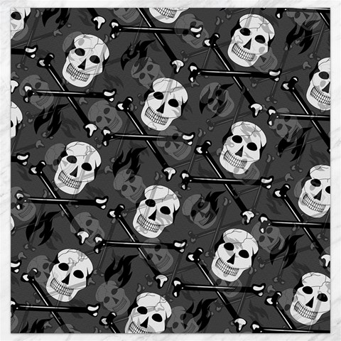 Skull Skeleton Pattern Texture Canvas 16  x 16  from ArtsNow.com 15.2 x15.41  Canvas - 1