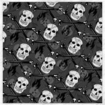Skull Skeleton Pattern Texture Canvas 16  x 16 