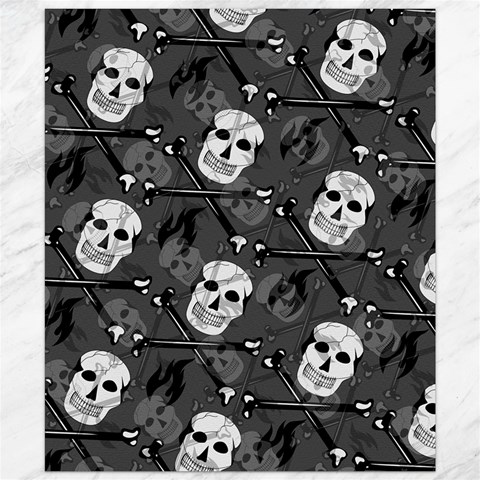 Skull Skeleton Pattern Texture Canvas 20  x 24  from ArtsNow.com 19.57 x23.15  Canvas - 1