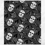 Skull Skeleton Pattern Texture Canvas 20  x 24 