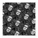 Skull Skeleton Pattern Texture Medium Glasses Cloth (2 Sides)