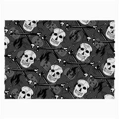Skull Skeleton Pattern Texture Large Glasses Cloth (2 Sides) from ArtsNow.com Back