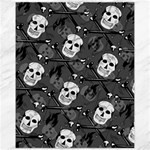 Skull Skeleton Pattern Texture Canvas 11  x 14 