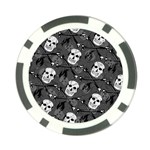 Skull Skeleton Pattern Texture Poker Chip Card Guard (10 pack)