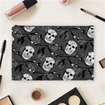 Skull Skeleton Pattern Texture Cosmetic Bag (Large)