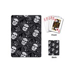 Skull Skeleton Pattern Texture Playing Cards Single Design (Mini)