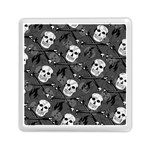 Skull Skeleton Pattern Texture Memory Card Reader (Square)