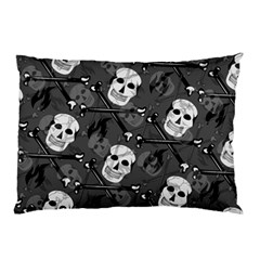 Skull Skeleton Pattern Texture Pillow Case (Two Sides) from ArtsNow.com Back