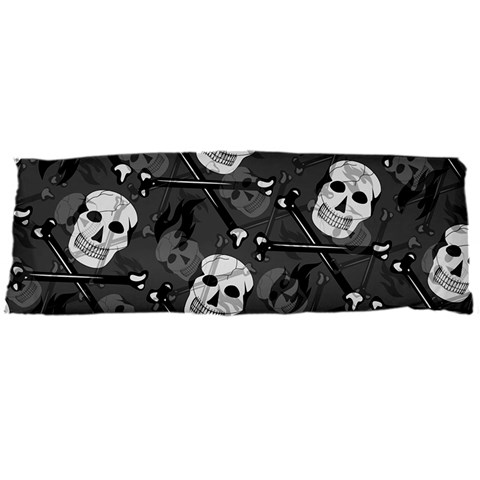 Skull Skeleton Pattern Texture Body Pillow Case Dakimakura (Two Sides) from ArtsNow.com Front