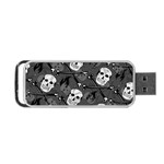 Skull Skeleton Pattern Texture Portable USB Flash (Two Sides)