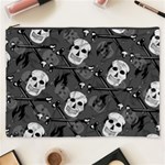 Skull Skeleton Pattern Texture Cosmetic Bag (XXXL)