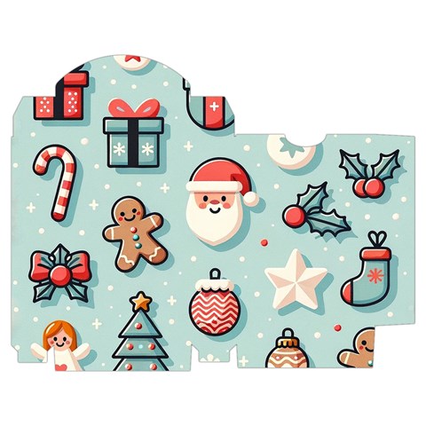 Christmas Decoration Angel Playing Cards Single Design (Rectangle) with Custom Box from ArtsNow.com Poker Box