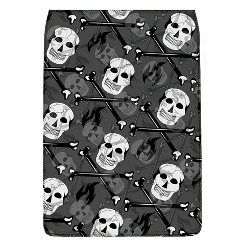 Skull Skeleton Pattern Texture Removable Flap Cover (L) from ArtsNow.com Front