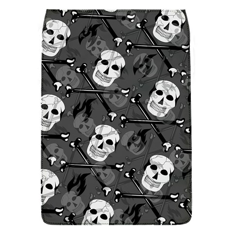Skull Skeleton Pattern Texture Removable Flap Cover (S) from ArtsNow.com Front