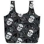 Skull Skeleton Pattern Texture Full Print Recycle Bag (XL)