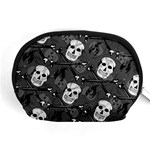 Skull Skeleton Pattern Texture Accessory Pouch (Medium)