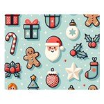 Christmas Decoration Angel Premium Plush Fleece Blanket (Large)