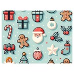 Christmas Decoration Angel Two Sides Premium Plush Fleece Blanket (Extra Small)