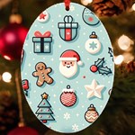 Christmas Decoration Angel UV Print Acrylic Ornament Oval