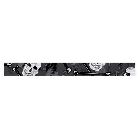 Skull Skeleton Pattern Texture Zipper Grocery Tote Bag from ArtsNow.com Strap